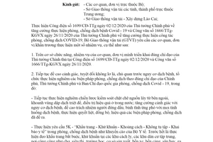 Công văn 12551/BGTVT-VT 2020 tăng cường thực hiện phòng chống dịch bệnh Covid-19