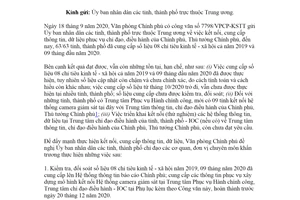 Công văn 10362/VPCP-KSTT 2020 đẩy mạnh kết nối thông tin phục vụ chỉ đạo điều hành của Chính phủ