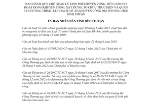 Quyết định 34/2020/QĐ-UBND Quy chế quản lý kinh phí khuyến công tỉnh Bình Thuận