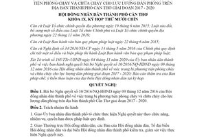 Nghị quyết 14/2020/NQ-HĐND bãi bỏ Nghị quyết 10/2016/NQ-HĐND Cần Thơ