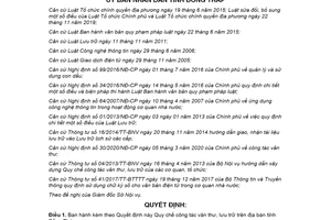 Quyết định 28/2020/QĐ-UBND Quy chế công tác văn thư lưu trữ tỉnh Đồng Tháp