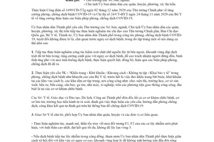 Công văn 4616/UBND-VX 2020 tăng cường thực hiện công tác phòng chống Covid-19 Hồ Chí Minh