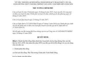 Quyết định 2082/QĐ-TTg 2020 thành lập Hội đồng thẩm định Quy hoạch kết cấu hạ tầng đường thủy 2021 2030