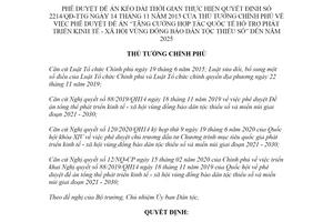 Quyết định 2152/QĐ-TTg 2020 kéo dài thời gian thực hiện Quyết định 2214/QĐ-TTg hợp tác quốc tế