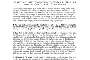 Chỉ thị 06/CT-BTC 2020 tăng cường công tác quản lý điều hành và bình ổn giá dịp Tết Nguyên đán
