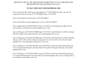 Quyết định 5742/QĐ-UBND 2020 Đề án Hỗ trợ doanh nghiệp nhỏ và vừa thành phố Hà Nội 2021 2025