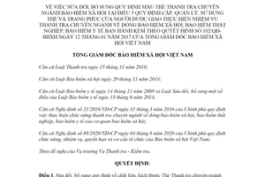 Quyết định 23/QĐ-BHXH 2021 sửa đổi mẫu Thẻ Thanh tra chuyên ngành bảo hiểm xã hội