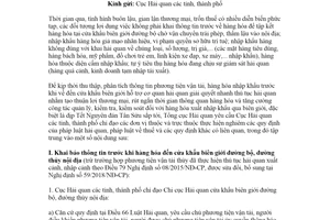 Công văn 119/TCHQ-GSQL 2021 nâng cao hiệu lực kiểm tra kiểm soát hải quan