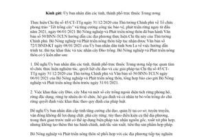 Công văn 356/BNN-TCLN 2021 bảo vệ rừng và quản lý truy xuất nguồn gốc cây Đào trồng dịp Tết