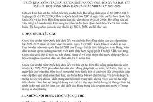 Kế hoạch 42/KH-HĐBCQG 2021 triển khai công tác bầu cử đại biểu Quốc hội khóa XV