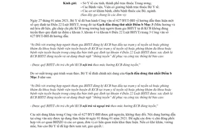 Công văn 666/BYT-BH 2021 đính chính Công văn 627/BYT-BH hướng dẫn Điều 22 Luật Bảo hiểm y tế