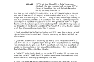 Công văn 627/BYT-BH 2021 hướng dẫn thực hiện quy định tại Điều 22 Luật Bảo hiểm y tế