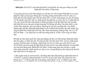 Công văn 43/CV-UBATGTQG 2021 công tác đảm bảo trật tự an toàn giao thông dịp nghỉ Tết Covid-19