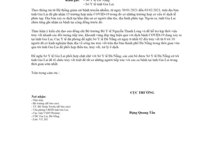 Công văn 88/DP-DT 2021 hỗ trợ khẩn cấp tỉnh Gia Lai truy vết phòng chống COVID-19