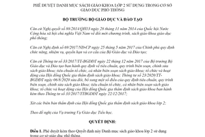 Quyết định 709/QĐ-BGDĐT 2021 Danh mục sách giáo khoa lớp 2 sử dụng trong cơ sở giáo dục phổ thông