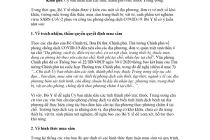 Công văn 955/BYT-KH-TC 2021 bảo đảm cung ứng vật tư trang thiết bị sinh phẩm xét nghiệm SARS-CoV-2