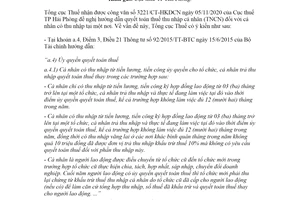 Công văn 388/TCT-DNNCN 2021 quyết toán thuế thu nhập cá nhân