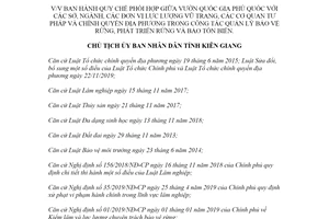 Quyết định 379/QĐ-UBND 2021 công tác quản lý bảo vệ rừng và bảo tồn biển tỉnh Kiên Giang