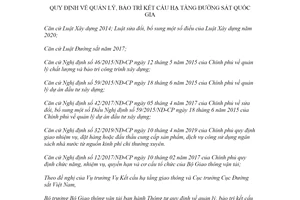 Thông tư 03/2021/TT-BGTVT quản lý bảo trì kết cấu hạ tầng đường sắt quốc gia