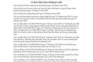 Quyết định 05/2021/QĐ-UBND khai thác vận tải hành khách công cộng bằng xe buýt tỉnh Bạc Liêu