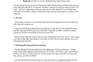 Công văn 667/BNV-VP 2021 hướng dẫn và phát động phong trào thi đua