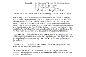 Công văn 602/LS-BHCD 2021 đưa công dân ở nước ngoài về nước vì lý do đặc biệt cần thiết