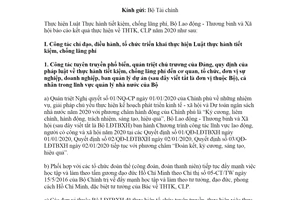 Công văn 359/LĐTBXH-KHTC 2021 báo cáo thực hành tiết kiệm chống lãng phí năm 2020