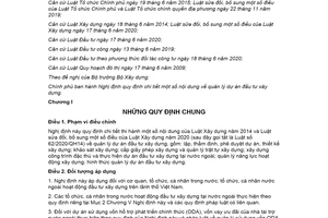 Nghị quyết 15/2021/NĐ-CP hướng dẫn quản lý dự án đầu tư xây dựng