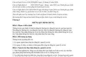 Thông tư quy định về quy trình đăng ký cư trú