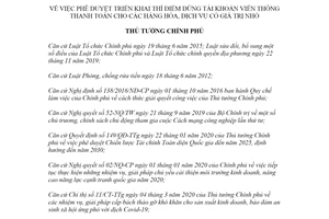 Quyết định 316/QĐ-TTg 2021 thí điểm dùng tài khoản viễn thông thanh toán cho hàng hóa dịch vụ giá trị nhỏ