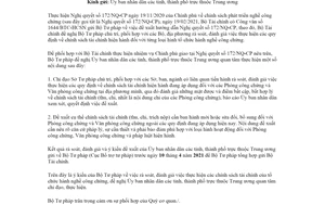 Công văn 642/BTP-BTTP 2021 thực hiện chính sách tài chính của tổ chức hành nghề công chứng