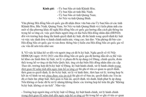 Công văn 89/VPHĐBCQG-PL 2021 giới thiệu người ứng cử đại biểu Hội đồng nhân dân