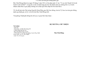 Công văn 1707/VPCP-CN 2021 phản ánh cầu Thanh Trì bị chỉ trích là cầu tử thần