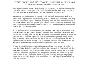 Chỉ thị 04/CT-UBND 2021 tổ chức thực hiện Tổng điều tra kinh tế tỉnh Đắk Nông