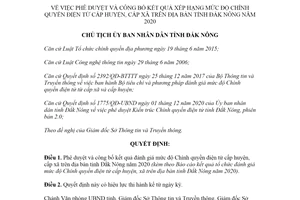 Quyết định 366/QĐ-UBND 2021 công bố kết quả đánh giá mức độ Chính quyền điện tử tỉnh Đắk Nông