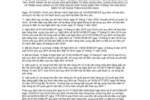 Thông báo 92/TB-TCT 2021 thành phần dữ liệu hóa đơn điện tử áp dụng theo 32/2011/TT-BTC