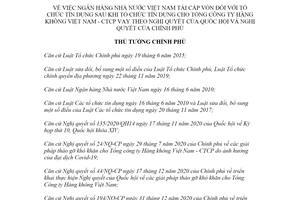 Quyết định 450/QĐ-TTg 2021 Ngân hàng Nhà nước Việt Nam tái cấp vốn đối với tổ chức tín dụng