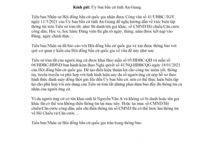 Công văn 163_HĐBCQG-TBNS 2021 hướng dẫn khai Tiểu sử tóm tắt của người ứng cử