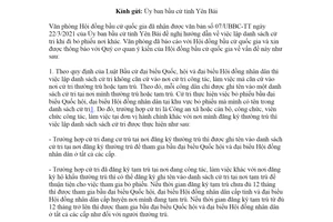 Công văn 109/VPHĐBCQG-PL 2021 lập danh sách cử tri khi đi bỏ phiếu nơi khác