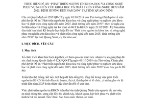 Kế hoạch 60/KH-UBND 2021 Phát triển nguồn tin khoa học và công nghệ tỉnh Quảng Ninh