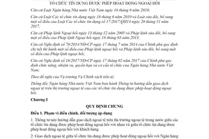 Thông tư 02/2021/TT-NHNN giao dịch ngoại tệ trên thị trường ngoại tệ của các tổ chức tín dụng