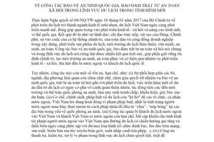 Chỉ thị 10/CT-TTg 2021 công tác bảo vệ an ninh quốc gia trật tự an toàn xã hội trong lĩnh vực du lịch