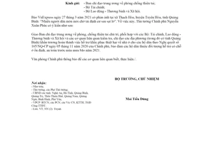 Công văn 2226/VPCP-NN 2021 xử lý thông tin người dân mòn mỏi chờ tái định cư sau sạt lở