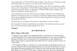 Thông tư 22/2021/TT-BTC thành lập nhiệm vụ quyền hạn của Hội đồng giám sát xổ số