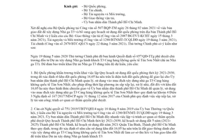 Công văn 424/TTg-NN 2021 bàn giao đất để xây dựng Nhà ga T3 Thành phố Hồ Chí Minh