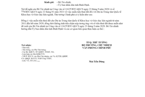 Công văn 457/TTg-NN 2021 miễn tiền thuê đất Trung tâm Quốc tế Khoa học và Giáo dục liên ngành