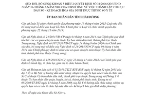 Quyết định 09/2021/QĐ-UBND sửa đổi Quyết định 34/2008/QĐ-UBND tỉnh Hải Dương