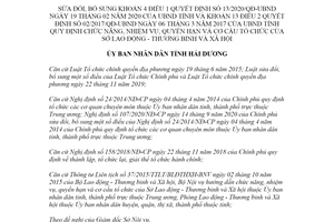 Quyết định 12/2021/QĐ-UBND sửa đổi Quyết định 13/2020/QĐ-UBND tỉnh Hải Dương