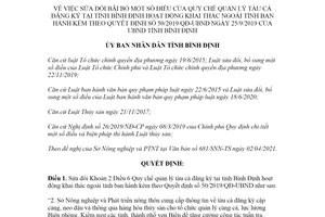 Quyết định 14/2021/QĐ-UBND sửa đổi Quy chế quản lý tàu cá hoạt động khai thác ngoài Bình Định