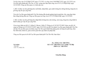 Công văn 1591/TCHQ-GSQL 2021 hướng dẫn giám sát hàng hóa tại cảng biển